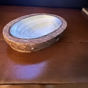 Hand Made Wood Lined Soap Dish Or Jewelry Dish